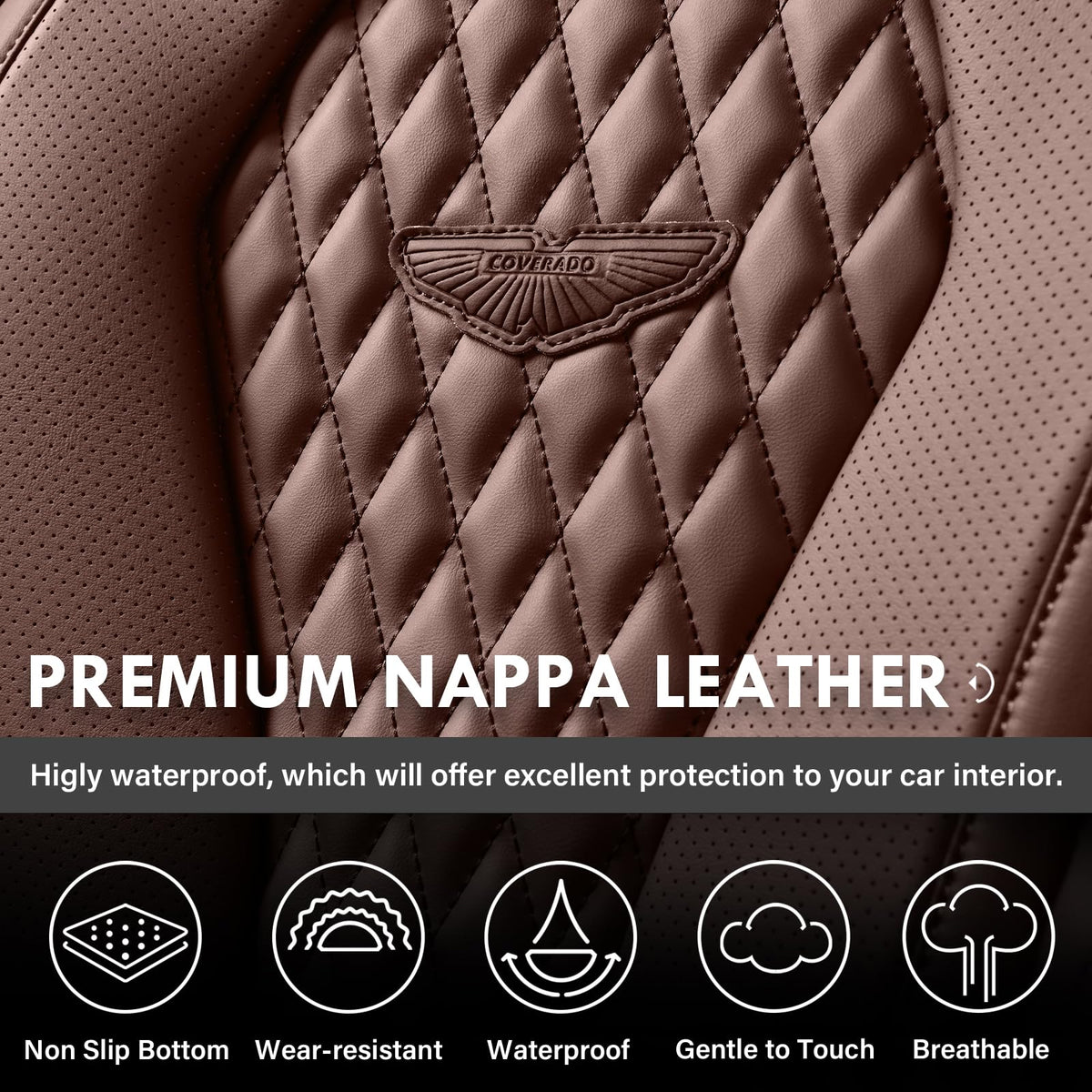 Coverado car interior styled scene showing aesthetic upgrade benefit