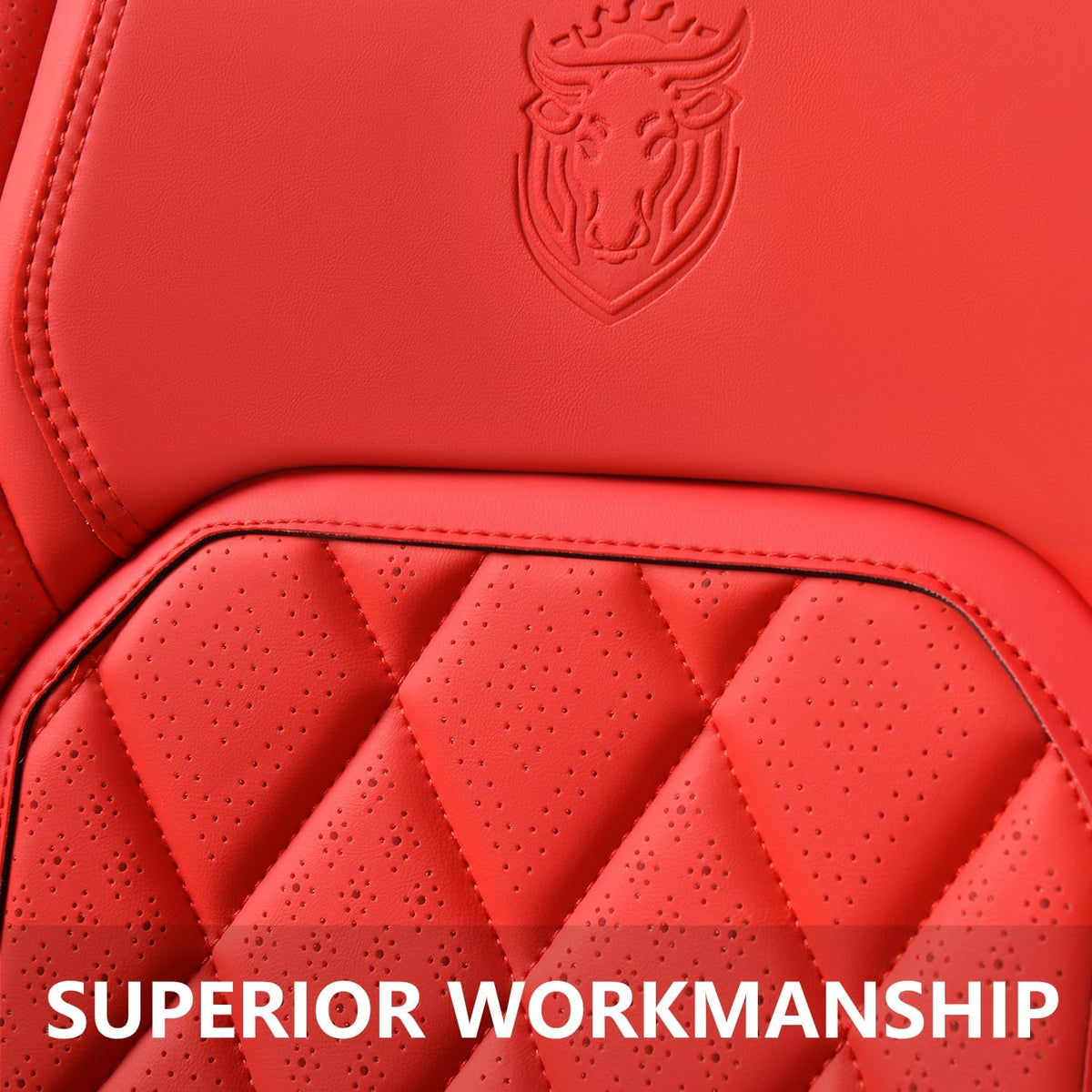 Coverado lifestyle shot interior refreshed with red covers for style
