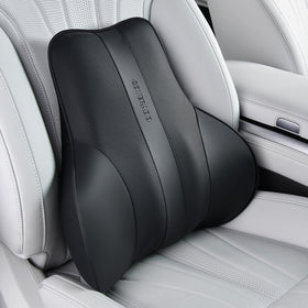 Coverado lumbar pillow front view showing contour and shape for support