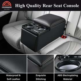 Coverado material texture and stitching demonstrate durable construction