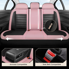 Coverado mesh panel detail showing breathability benefit for cooler seating