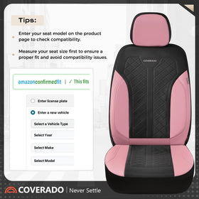 Coverado pet protection shot with dog on seat demonstrating scratch and hair defense