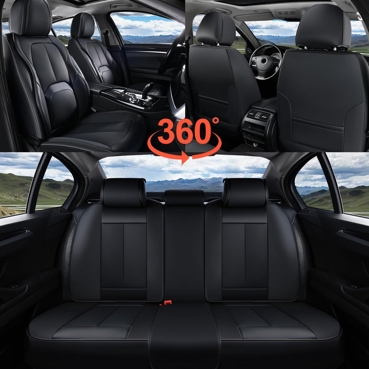 Coverado rear seat full view demonstrating complete coverage