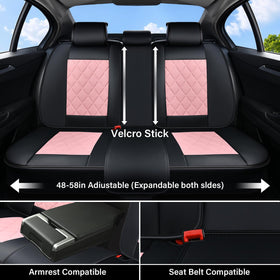 Coverado rear seat installed demonstrating full-wrap protection benefit