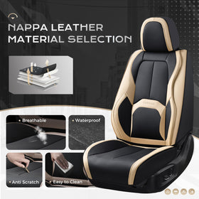 Coverado seatbelt and airbag cutout detail preserving safety function
