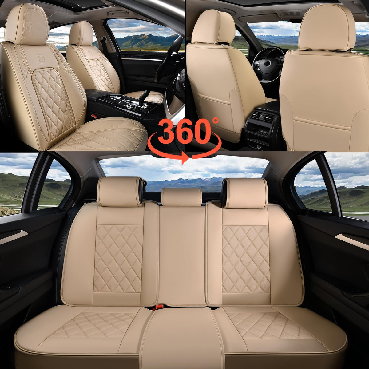Coverado seatbelt and airbag access demonstrating safety-friendly fit