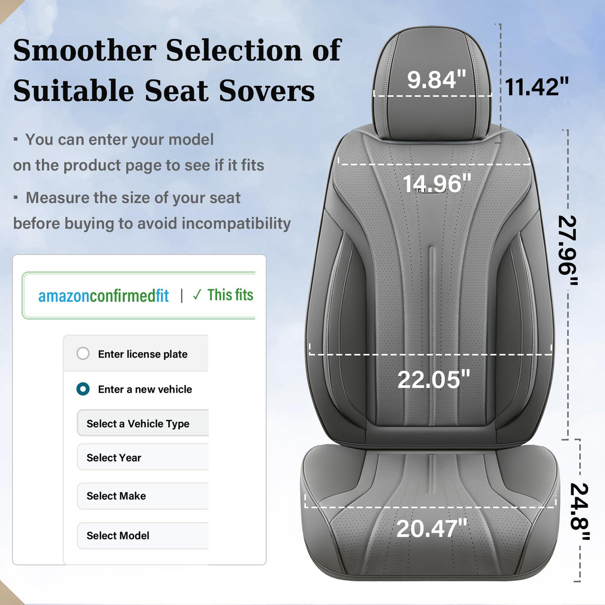 Coverado side airbag access closeup keeping safety features accessible
