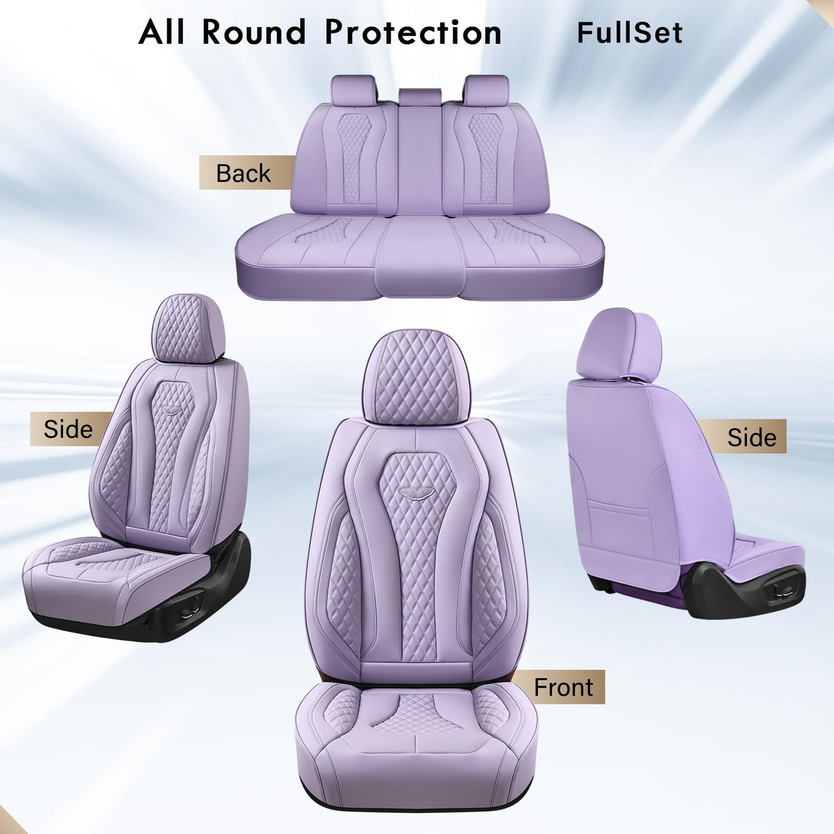 Coverado side airbag access detail preserving safety features