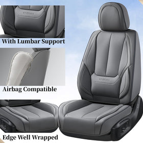 Coverado side view illustrating airbag access and safety compatibility