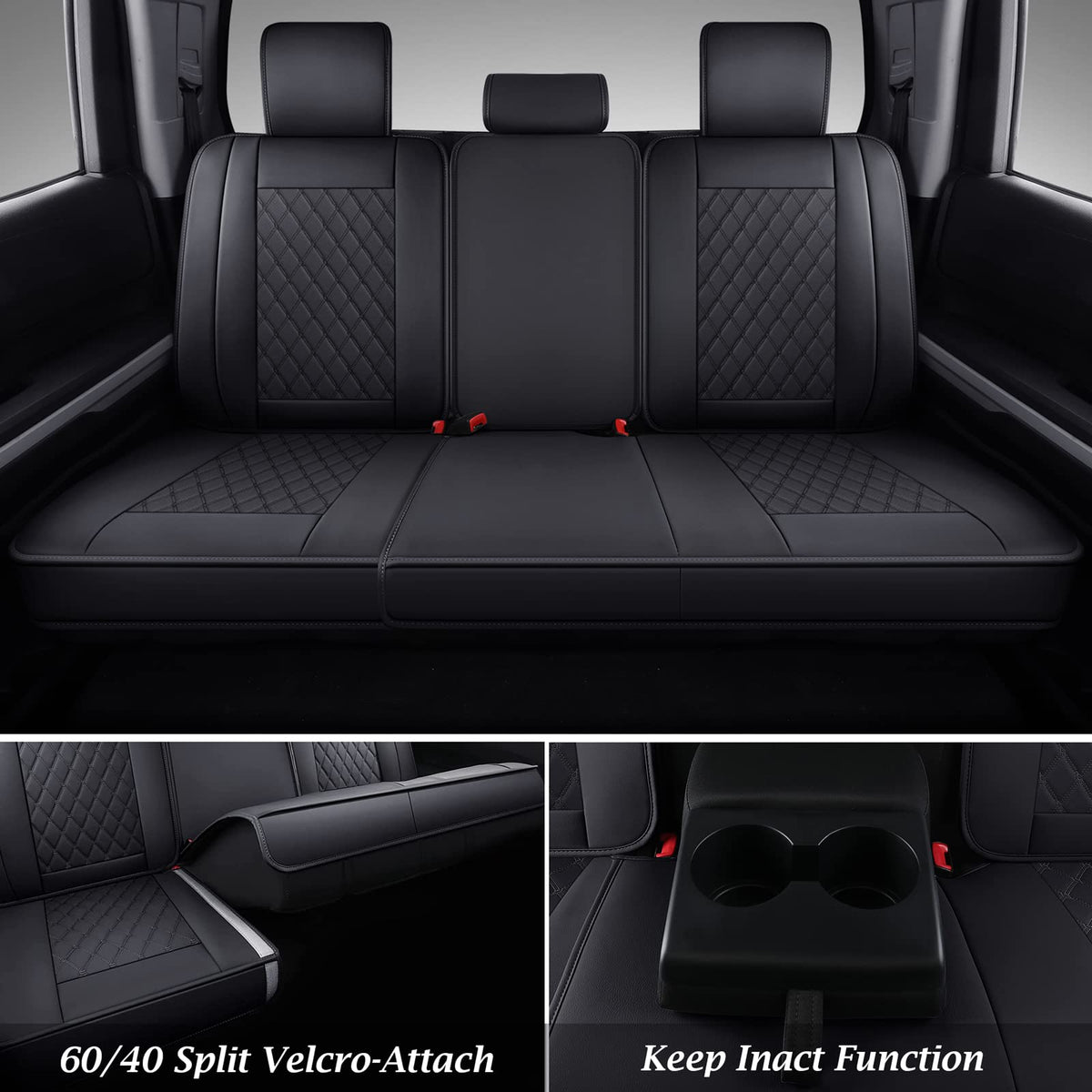 Coverado side airbag seam compatibility, preserves safety features