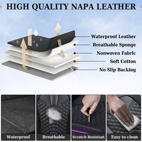 Coverado seat cover beside ruler demonstrating universal fit and scale