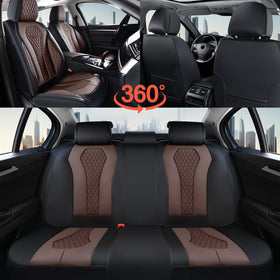 Coverado seat with measuring tape showing universal-fit compatibility benefit