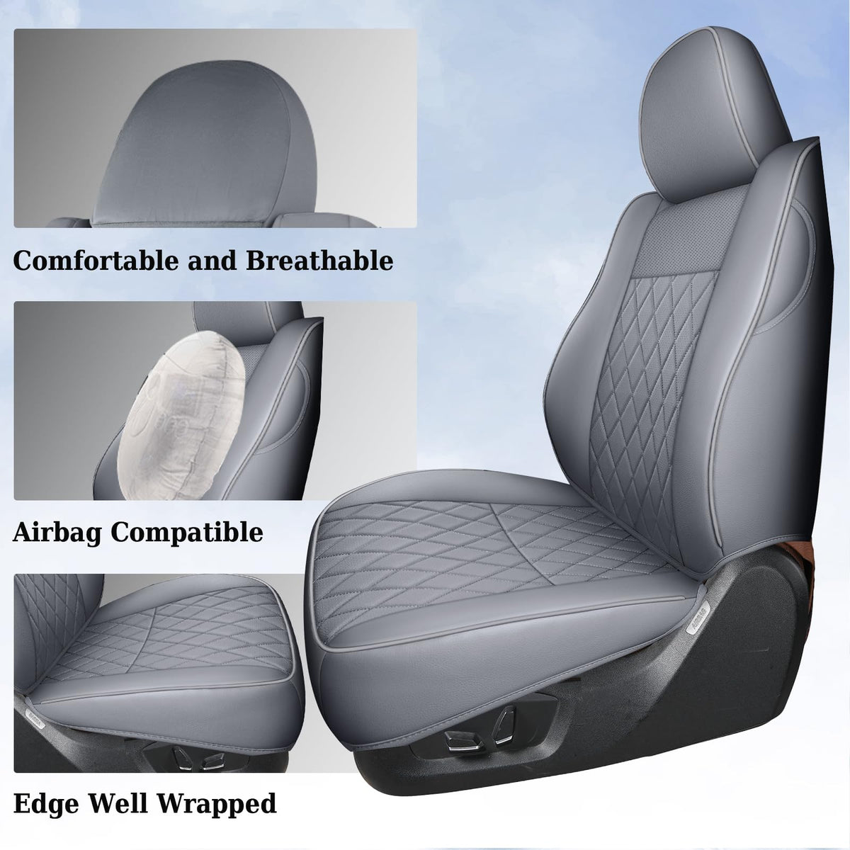 Coverado seats inside Tacoma with outdoor gear showing practical use benefits