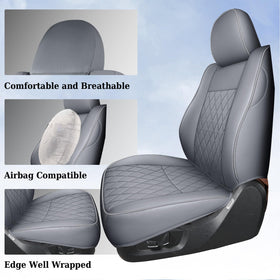 Coverado seats inside Tacoma with outdoor gear showing practical use benefits