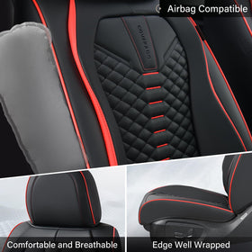 Coverado Nappa leatherette texture close-up highlighting premium look and easy cleaning