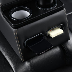 Coverado PU leather texture closeup easy to wipe clean