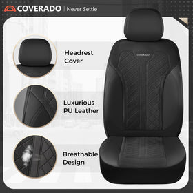 Coverado waterproof spill demo illustrating effortless wipe-clean benefit