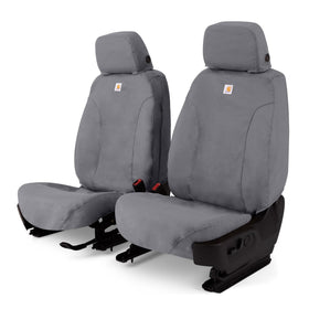 Covercraft Carhartt front view showing full seat protection and durable finish