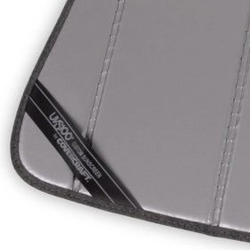 Covercraft folded compact storage behind seat demonstrating easy stowage and space savings
