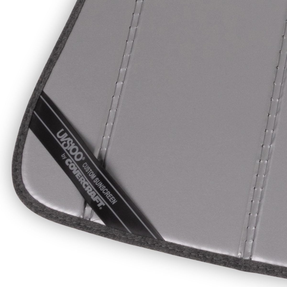Covercraft UVS100 felt backing detail protecting glass and reducing abrasion benefit