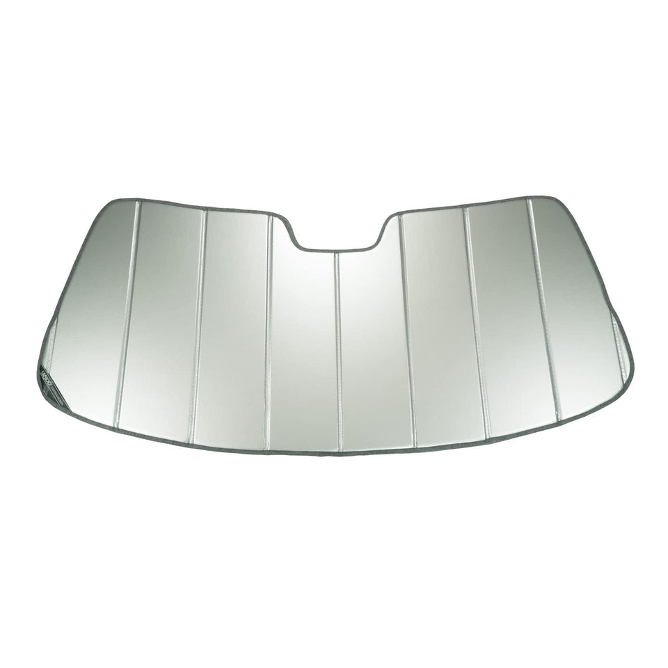 Covercraft UVS100 front view showing silver reflective surface and precise fit benefit