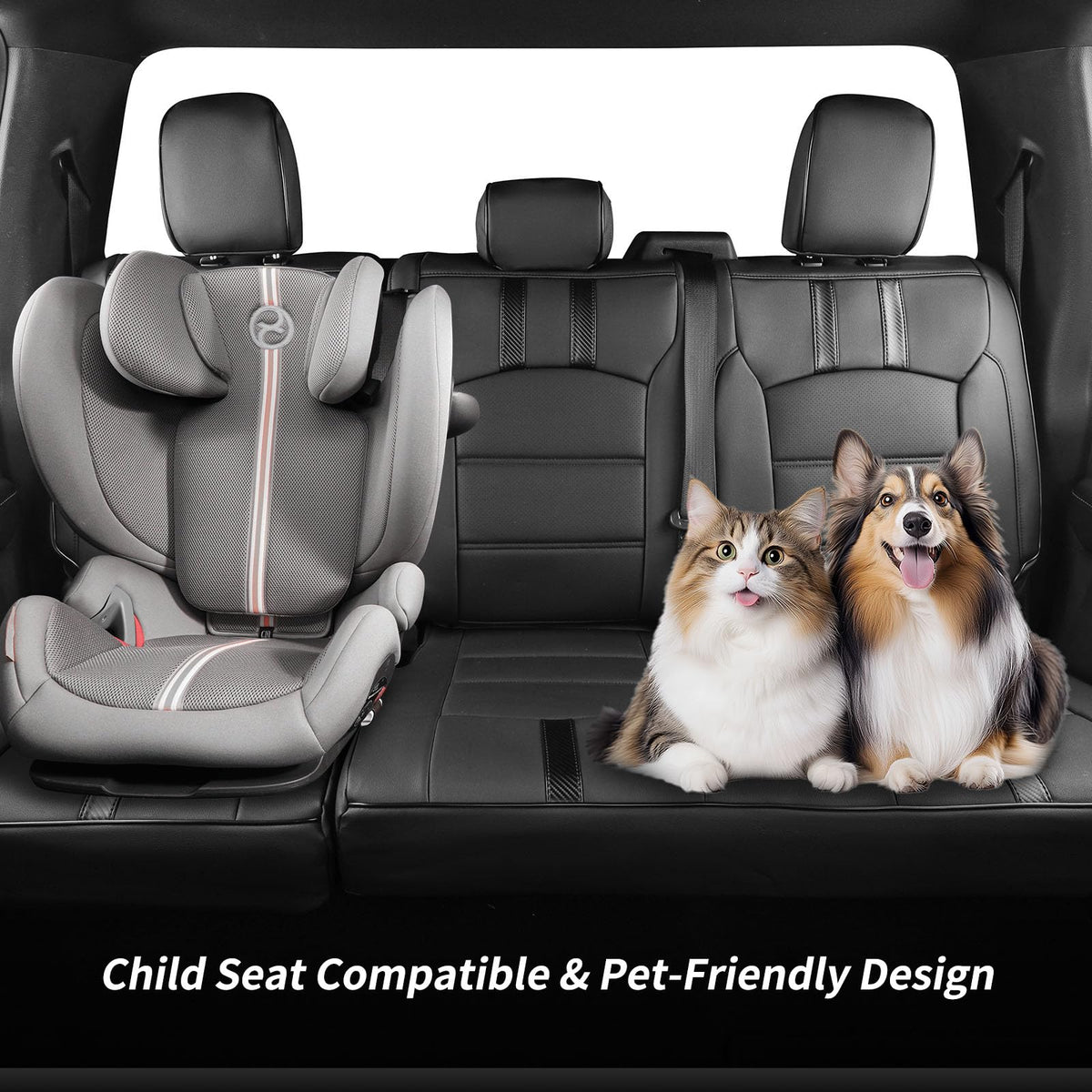 coverdream seat back organizer detail offering storage and convenience