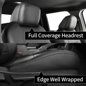 coverdream rear seats installed in Tacoma showing complete coverage benefit