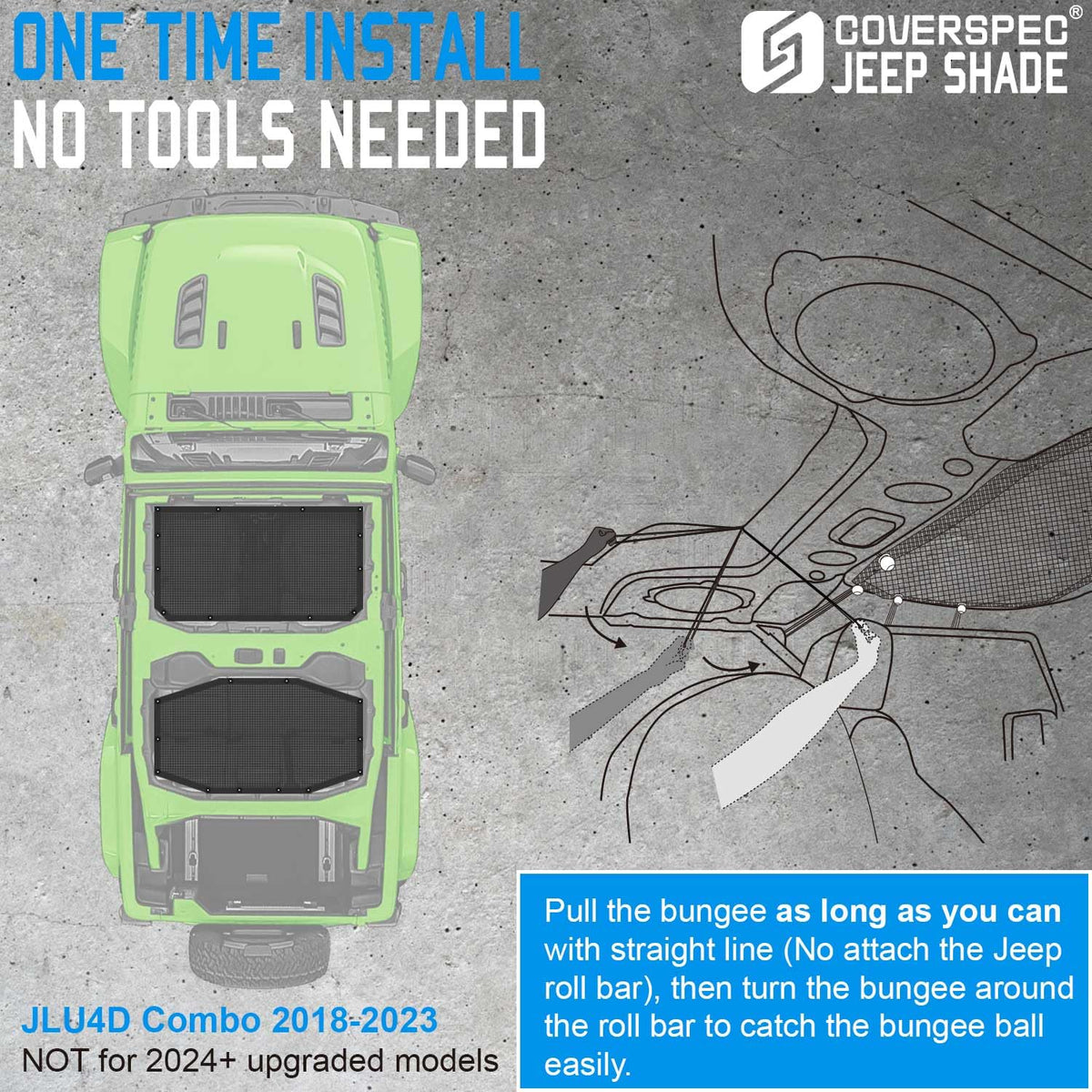 coverspec size comparison beside hand showing compact, easy-to-handle sunshade