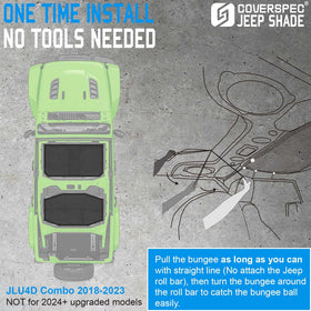 coverspec size comparison beside hand showing compact, easy-to-handle sunshade