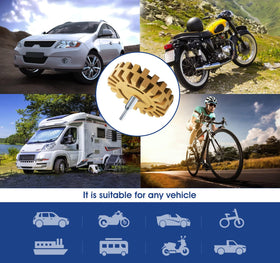 CowboyBOB pack includes four wheels and arbor for replacement and shared use