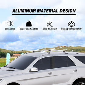 COWVIE cross bars installed on SUV roof providing extra cargo capacity
