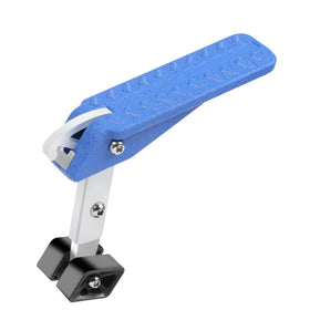 COWVIE front view folded step shows compact storage benefit