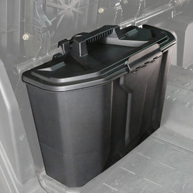 CPOWACE installed under passenger seat demonstrating hidden secure storage benefit