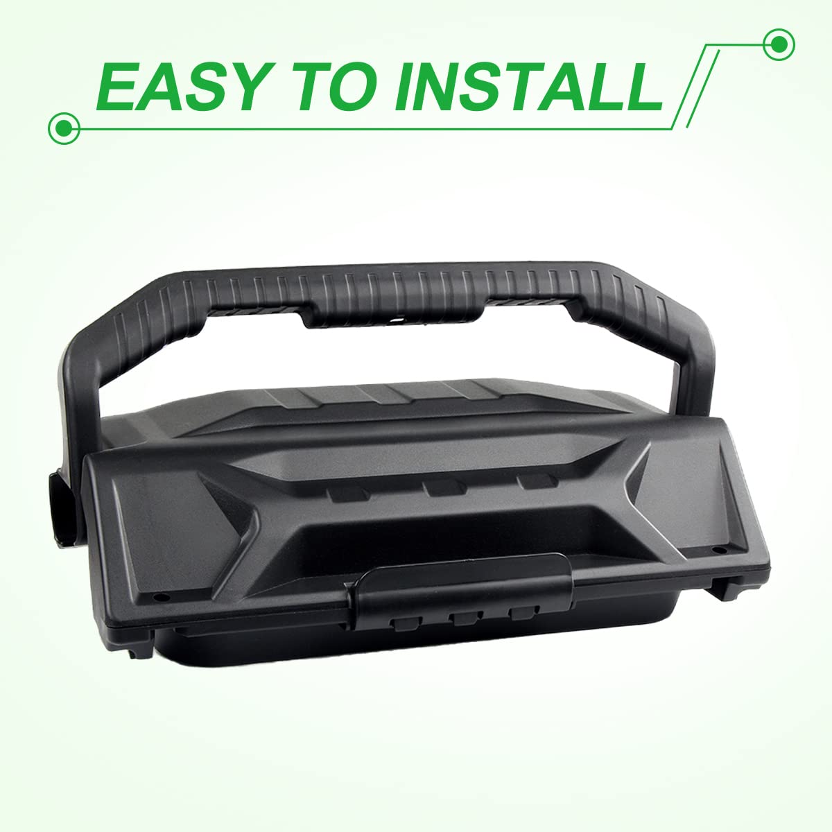 CPOWACE label and mounting points highlighting easy installation