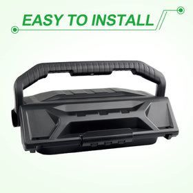 CPOWACE label and mounting points highlighting easy installation