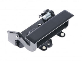 CPP handle installed on truck tailgate demonstrating restored appearance