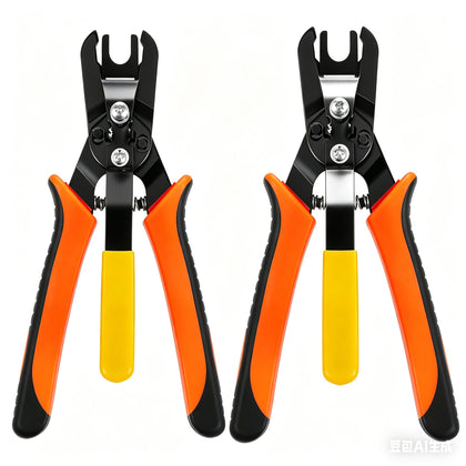CQDAXUMY front view of the pliers showing overall compact design and quick use benefit