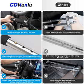 CQmuniu rod joint detail highlighting solid stainless steel connection for durability