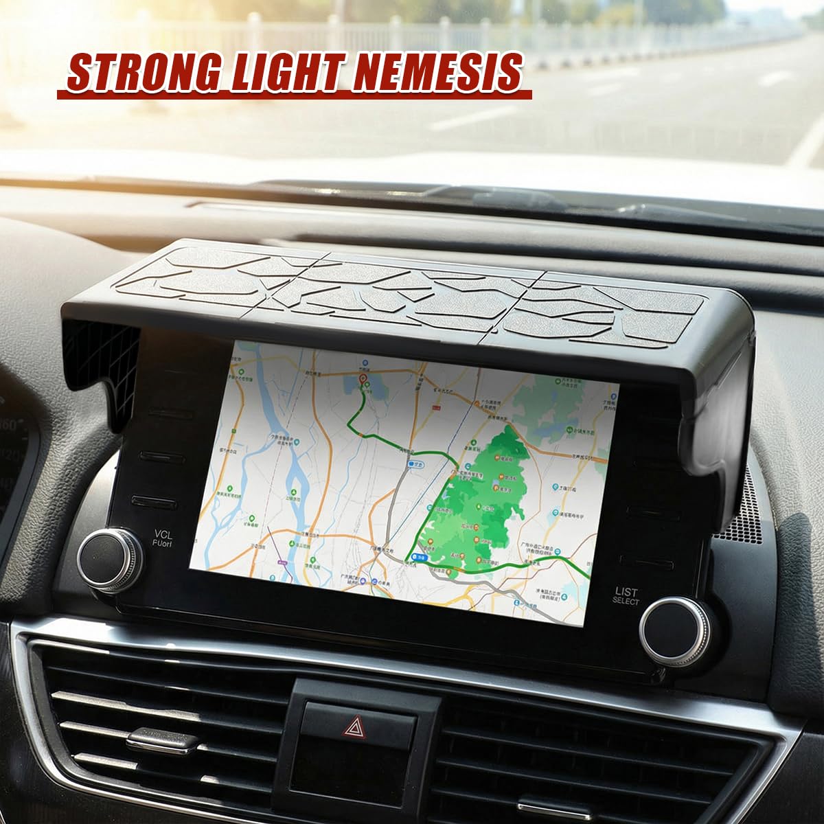 Craedli adhesive support pillars detail secures visor without drilling benefit