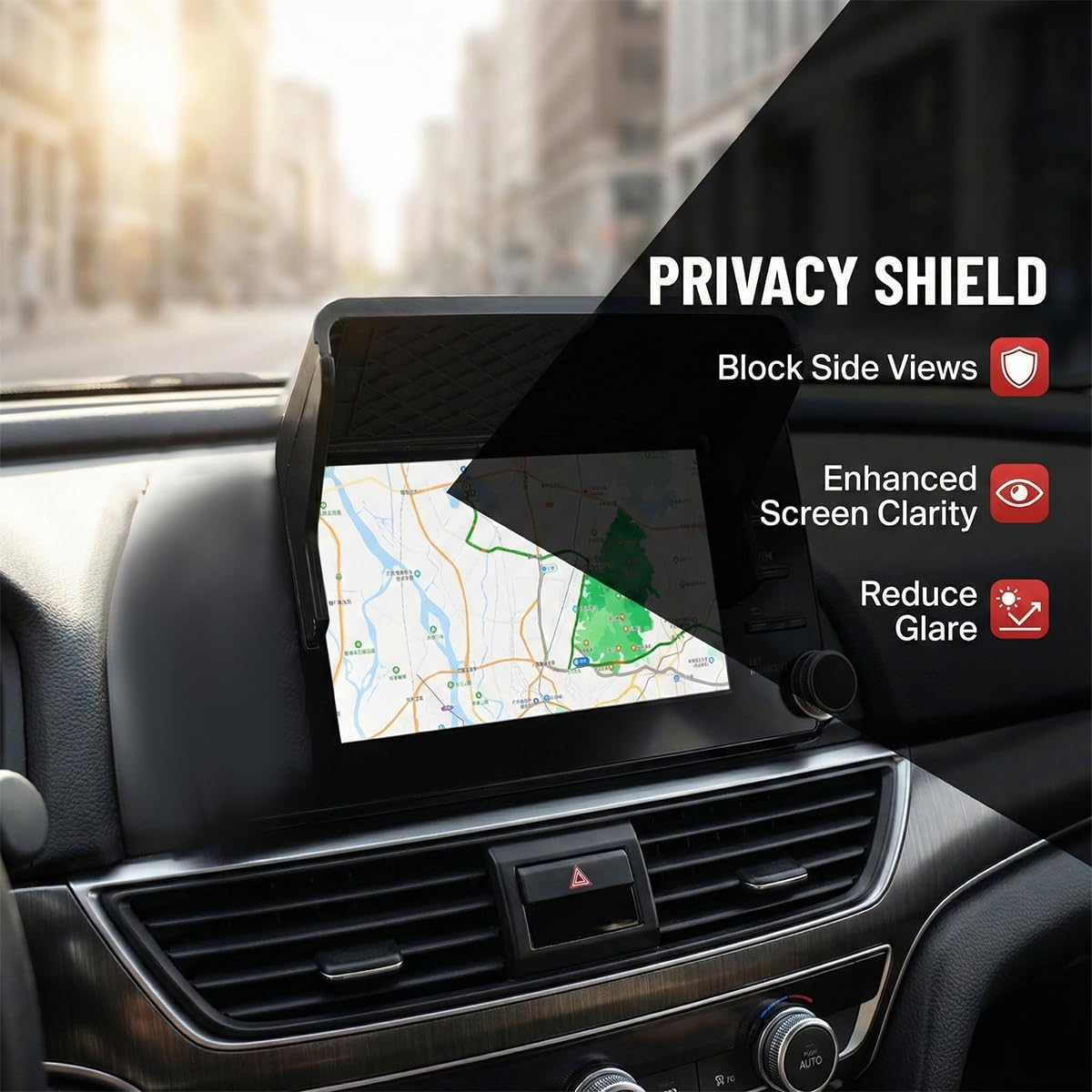 Craedli side baffle rotated 180 degrees for adjustable glare control benefit