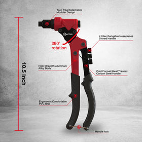 CRAFTNIO hand tool in tight space illustrating improved access benefit