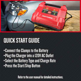CRAFTSMAN side panel with push-button controls and LEDs for simple user operation
