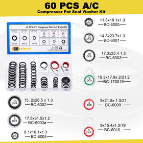 CraftyDream O-ring and gasket assortment box open showing sizes for on-site seal replacements