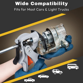 Craimil lifestyle garage setting demonstrating quick brake pad service