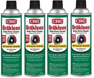CRC Brakleen front can view showing label and fast-clean benefit