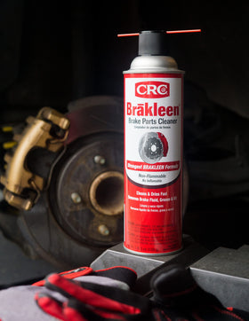 CRC Brakleen close-up nozzle detail for precise spray control and reach