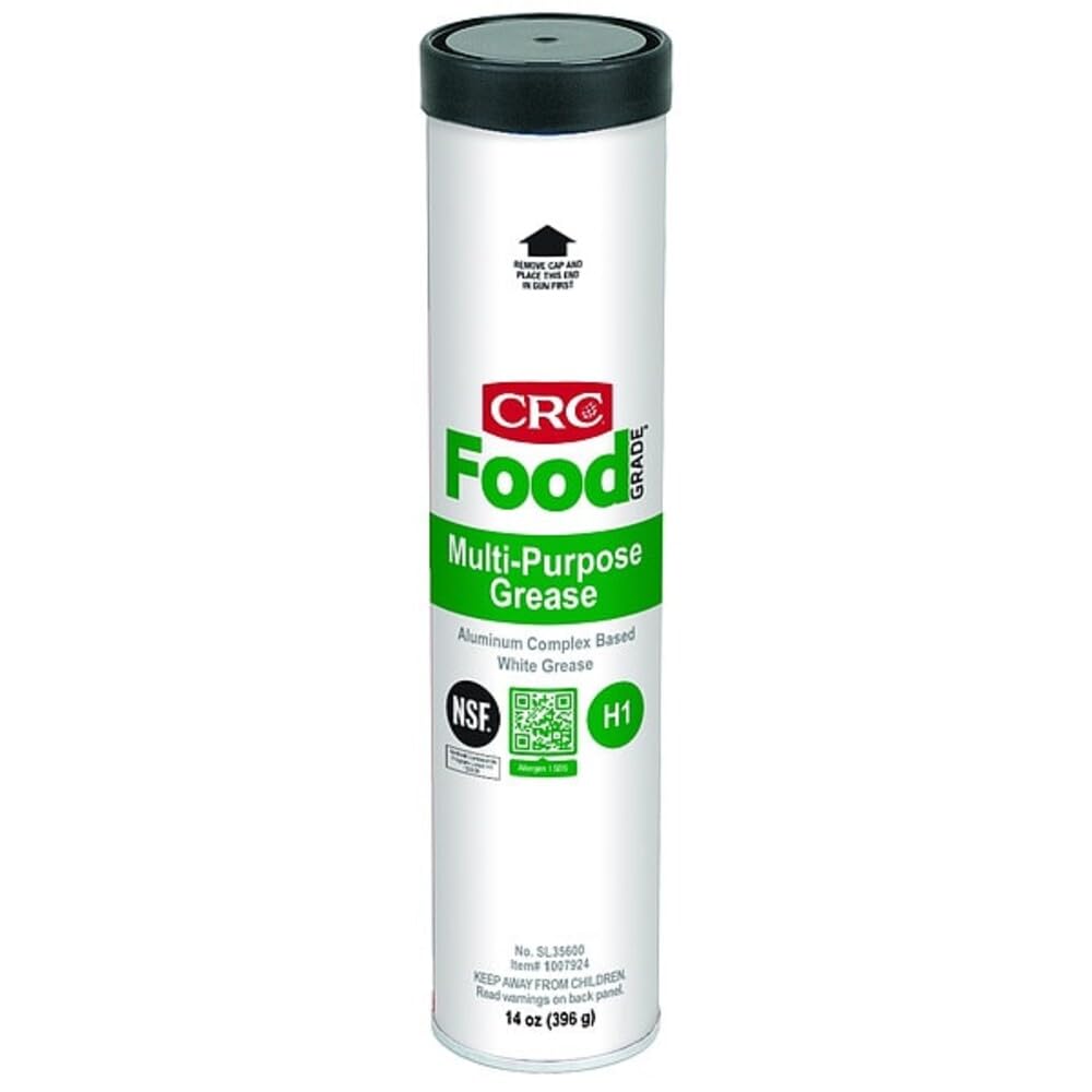 CRC Sta-Lube front packaging showing 14 oz cartridge and label benefits