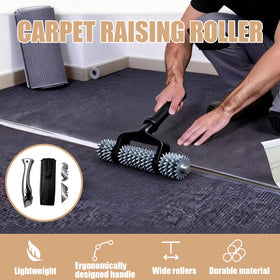 CREAWEA seam roller in use pressing seam for a flatter, cleaner finish