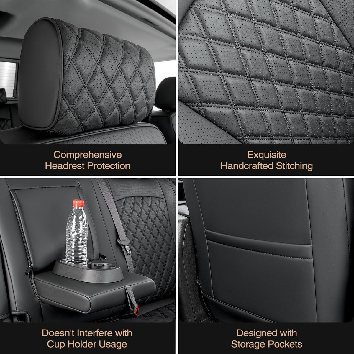 CreekT airbag and buckle openings preserve safety access