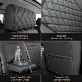 CreekT airbag and buckle openings preserve safety access